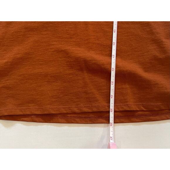 NWT J. Crew Slub Cotton V-Neck Tank, Burnt Orange, Size XL - Picture 10 of 10